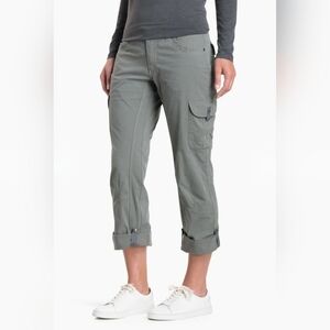 Kuhl Splash Roll-Up Cargo Pants, Olive Green, 32, Good Condition
